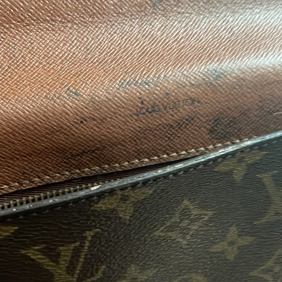 Louis Vuitton Porte Documents Briefcase Authentic Vintage - Picture 12 of 16